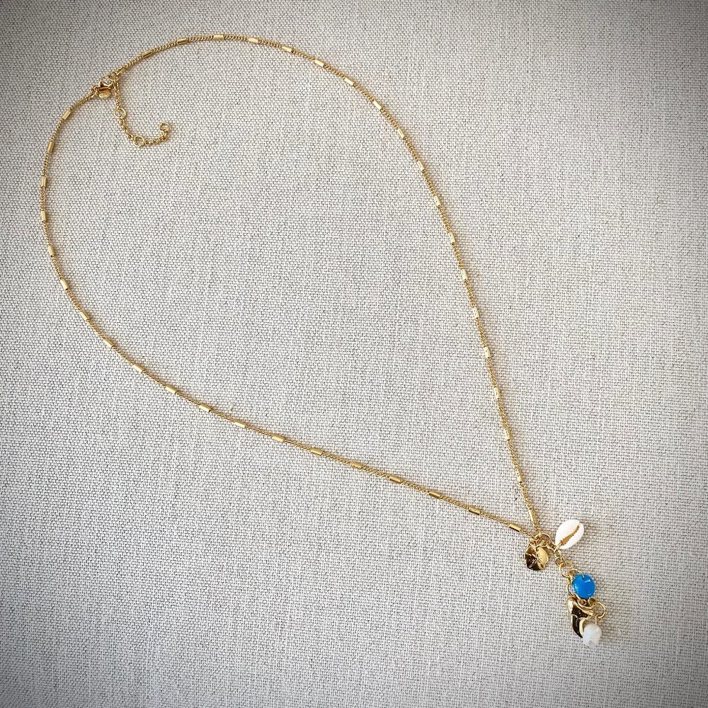 J. Crew NWT Beachcomber Pendant Necklace - Picture 4 of 9
